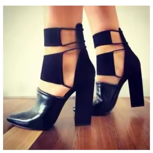 Alexander Wang Cult Mackenzie Booties | Color: Black | Size: 36.5 Suede/Leather - Picture 5 of 17